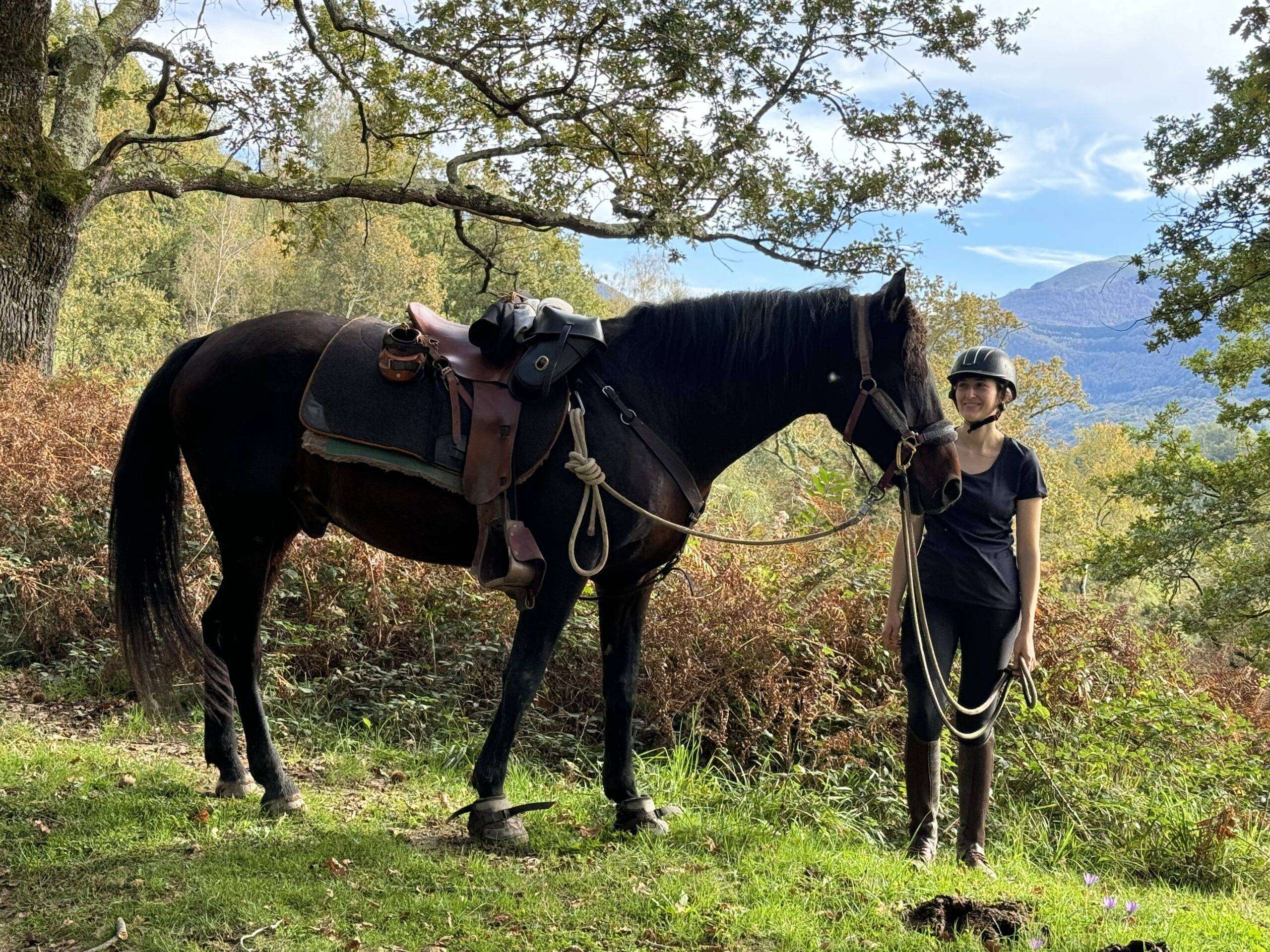 rando à cheval en étoiles dans les baronnies des Pyrénées - gandalha